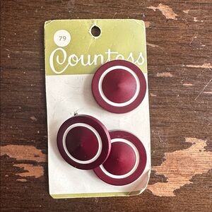 ♥1” 40s Bakelite Metal Shank Beautiful Quality Jacket Buttons, Stand Out Pieces